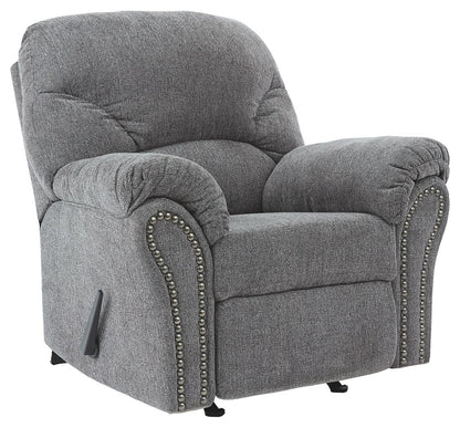 Allmaxx - Pewter - Rocker Recliner - Hornell Furniture Outlet