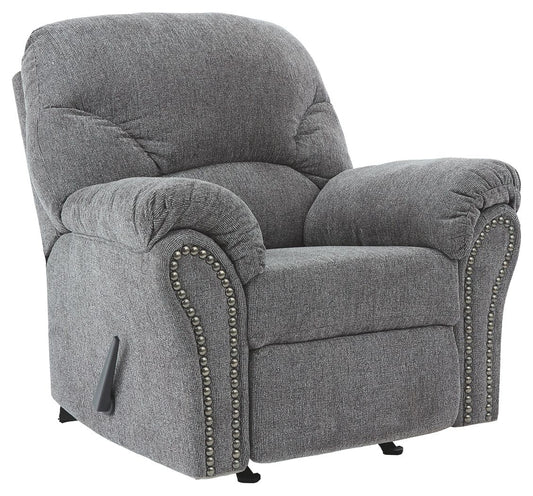 Allmaxx - Pewter - Rocker Recliner - Hornell Furniture Outlet