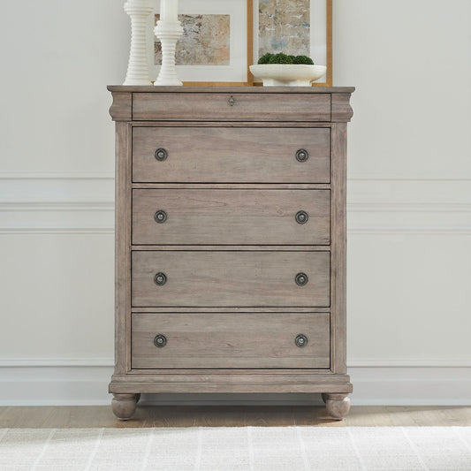 Rustic Traditions - 5 Drawer Chest - Hornell Furniture Outlet