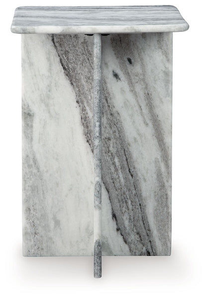 Keithwell - Gray - Square Accent Table - Hornell Furniture Outlet