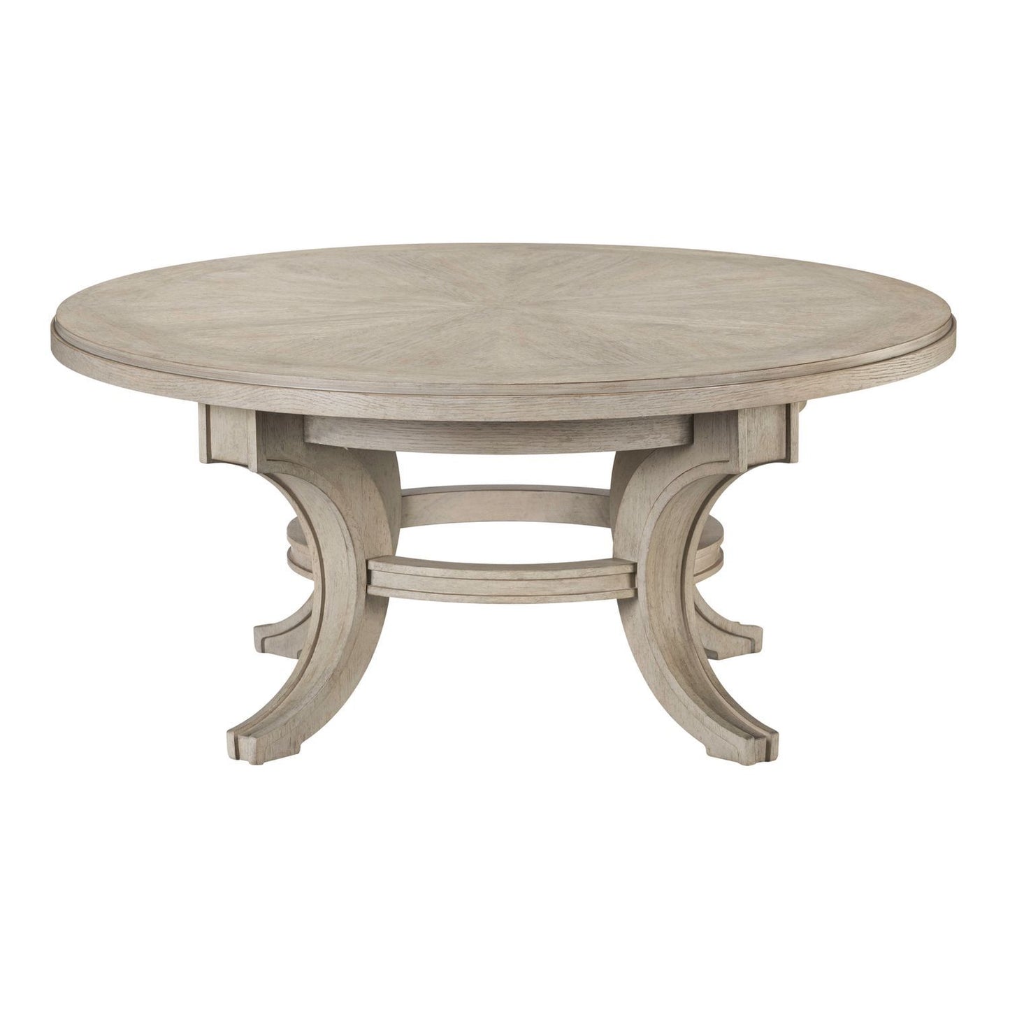 New Haven - Round Cocktail Table - Sanctuary White - Hornell Furniture Outlet