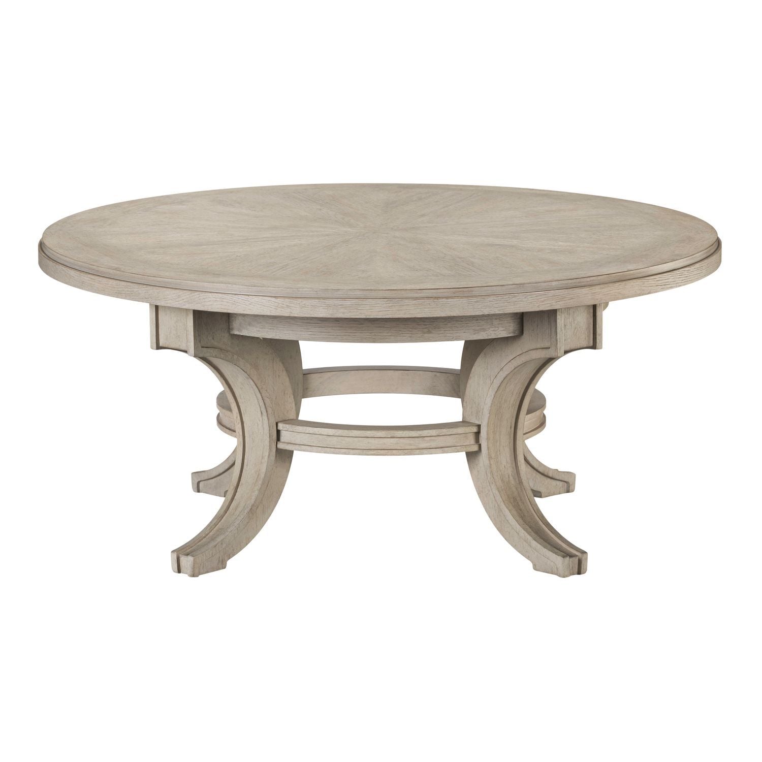New Haven - Round Cocktail Table - Sanctuary White - Hornell Furniture Outlet