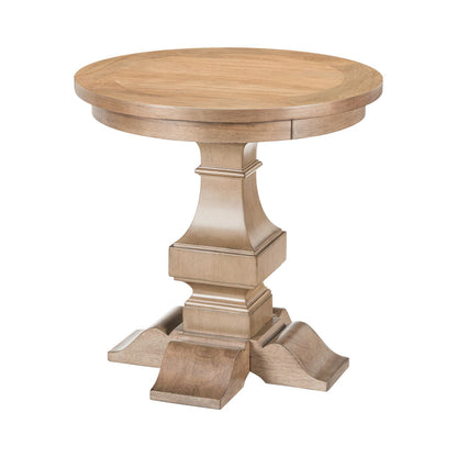 Haven Hills - Round End Table - Camel Beige - Hornell Furniture Outlet