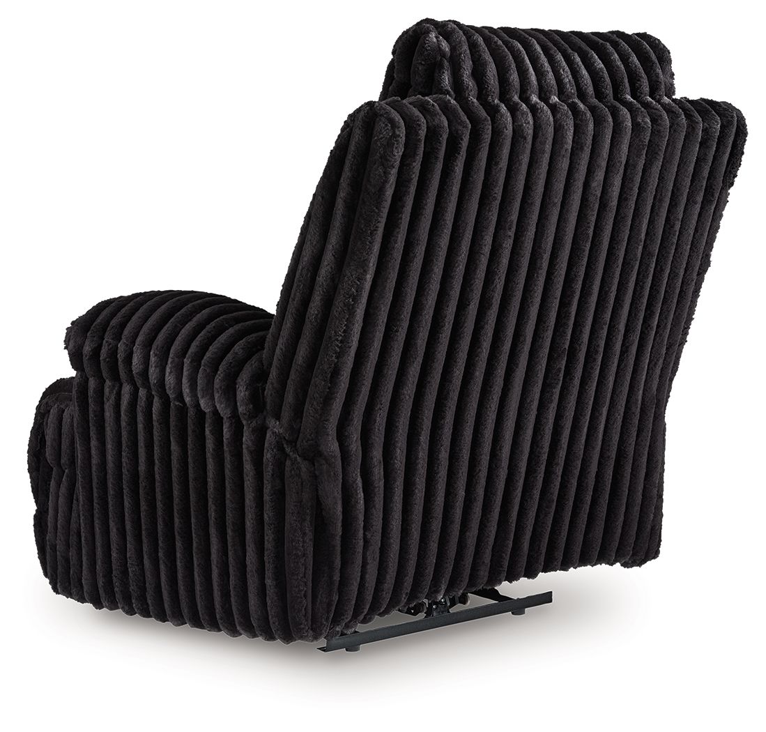 Rhine Falls - Onyx - Zero Wall Recliner - Hornell Furniture Outlet