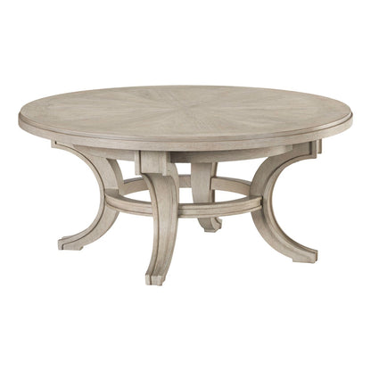 New Haven - Round Cocktail Table - Sanctuary White - Hornell Furniture Outlet