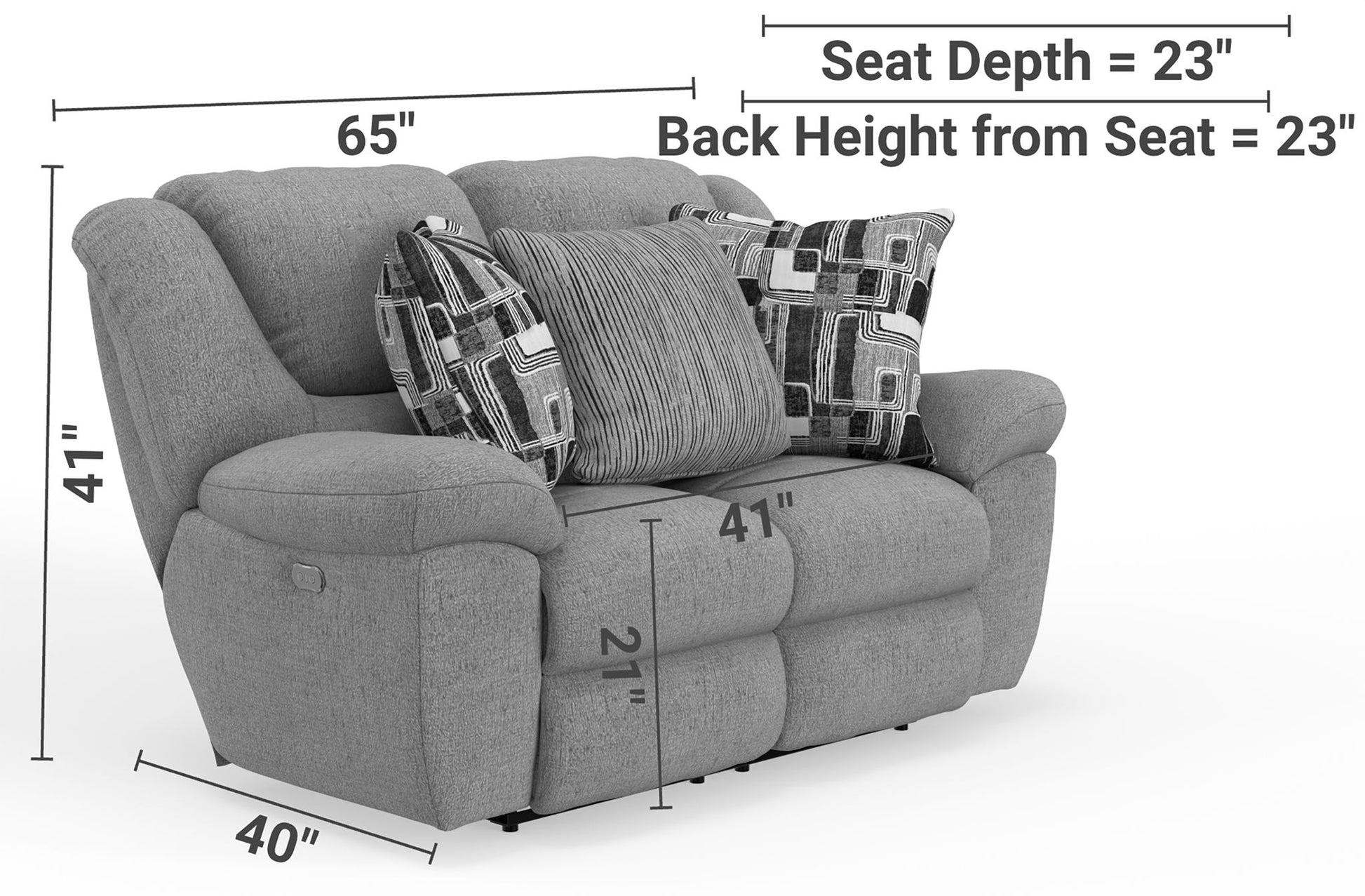 Trifecta - Reclining Loveseat - Hornell Furniture Outlet