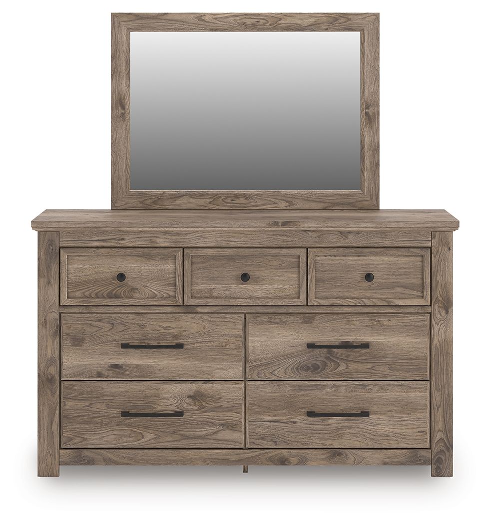 Rusticott - Seven Drawer Dresser - Hornell Furniture Outlet