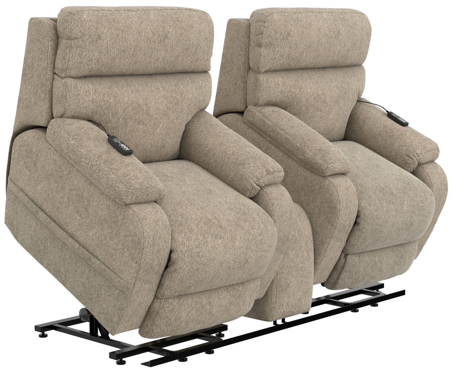 Regenerator - Dual Lift Power Headrest Console Loveseat With CR3 Heat/Massage/Lumbar/Zero Gravity - Hornell Furniture Outlet