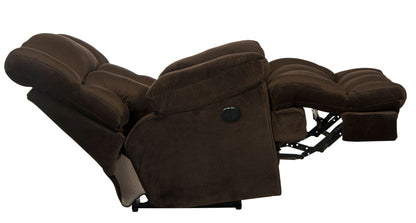 Cloud 12 - Power Chaise Reclining With Lay Flat Feature - Hornell Furniture Outlet