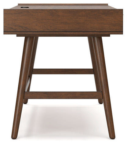 Lyncott - Brown - Home Office Desk - Hornell Furniture Outlet