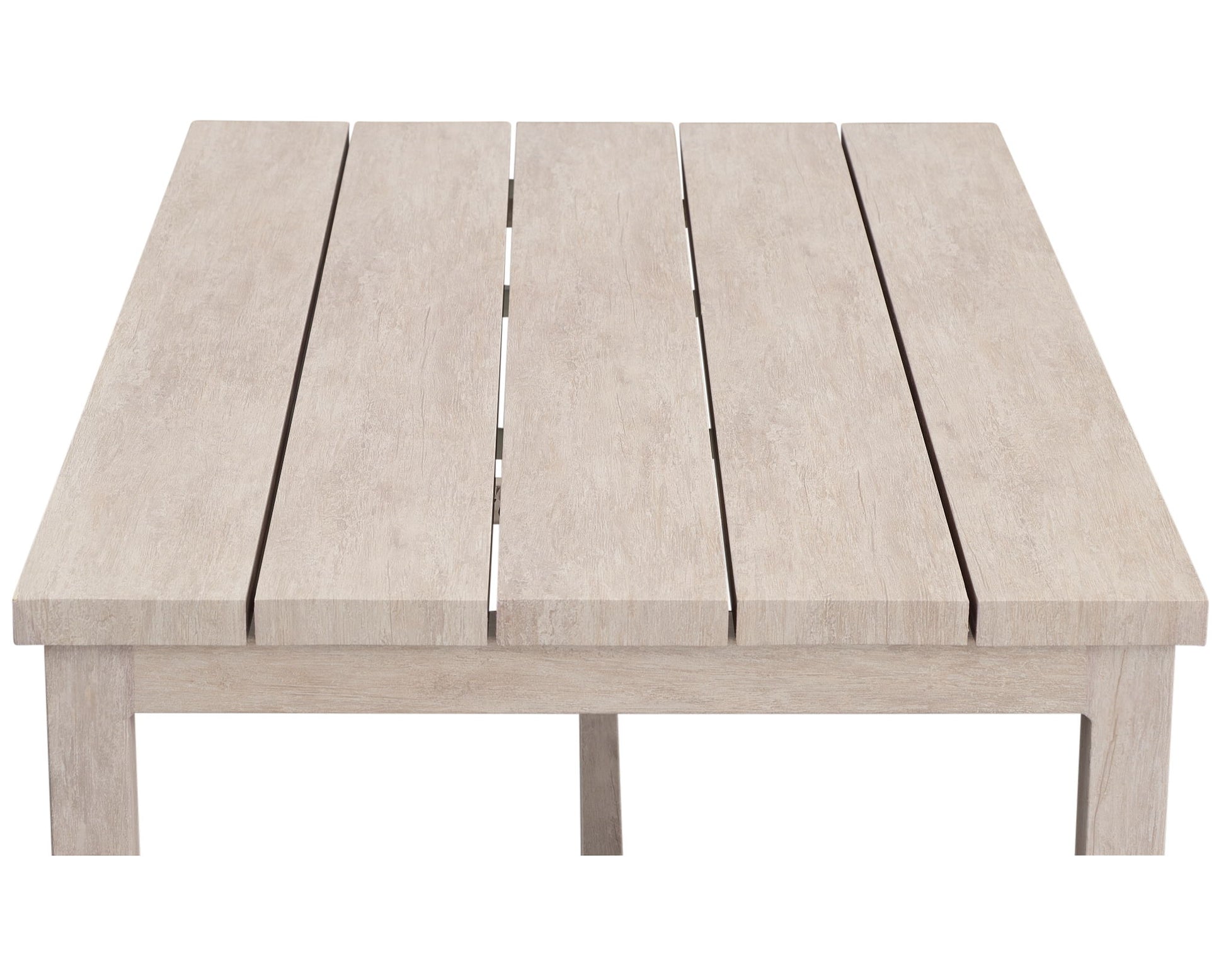 Blakley - Outdoor Aluminum Coffee Table - White - Hornell Furniture Outlet