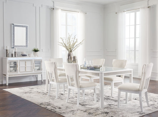 Chalanna - Rectangular Dining Room Extension Table Set - Hornell Furniture Outlet