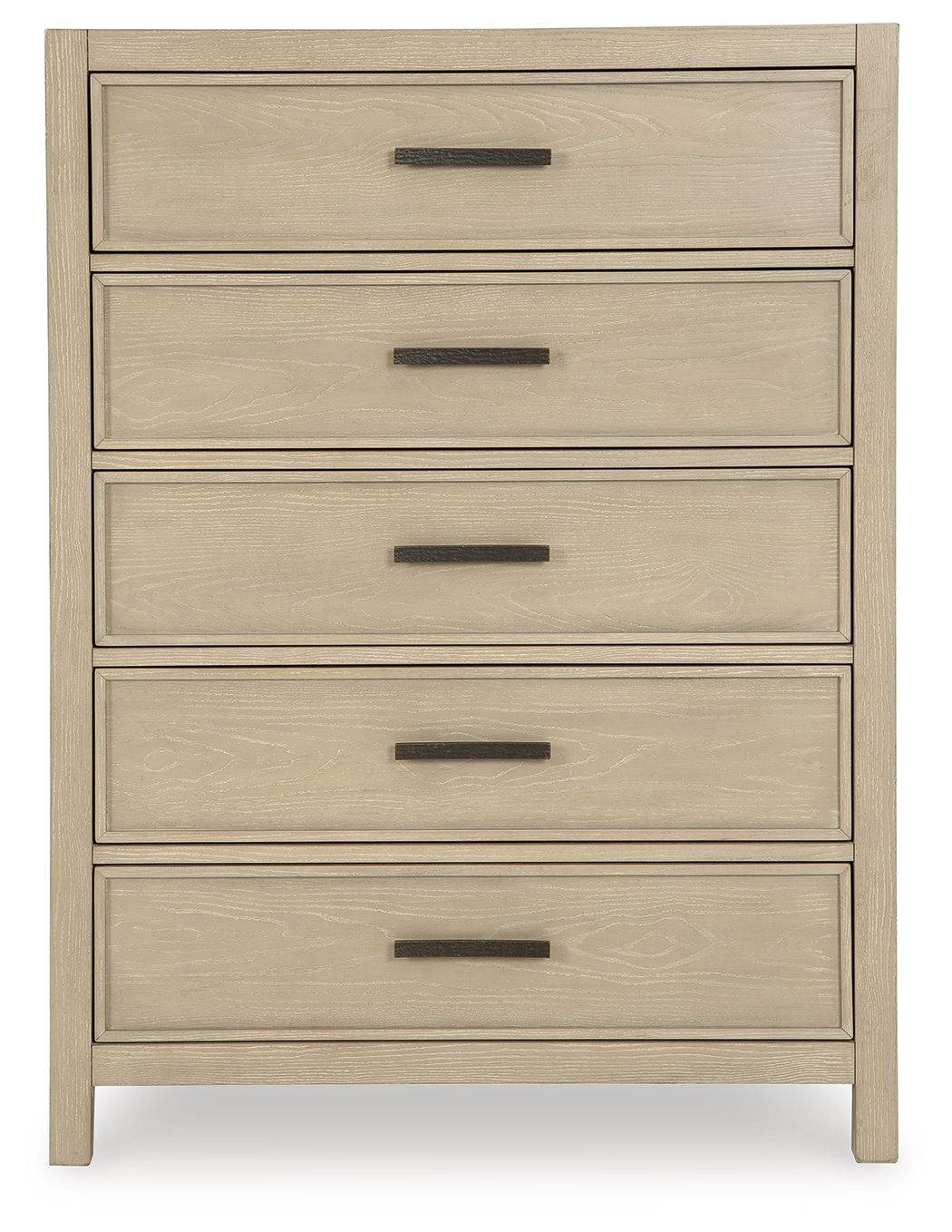 Calmoro - Five Drawer Chest - Gray - Hornell Furniture Outlet