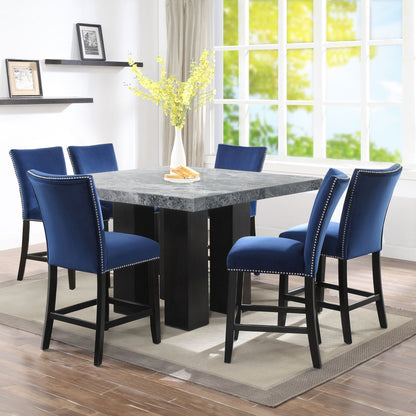 Camila - Square Counter Dining Set - Gray Top - Hornell Furniture Outlet