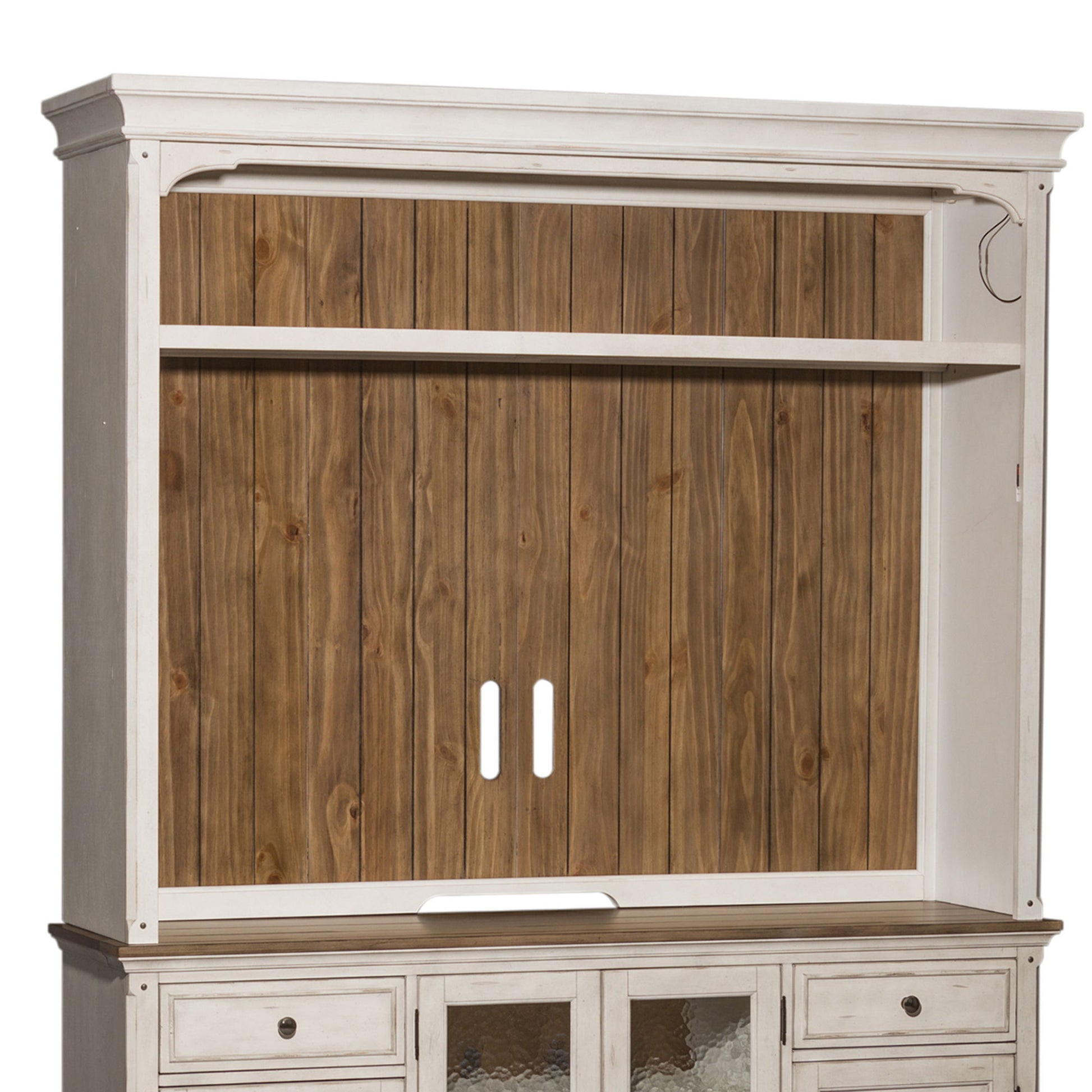 Morgan Creek - Entertainment Hutch - White - Hornell Furniture Outlet