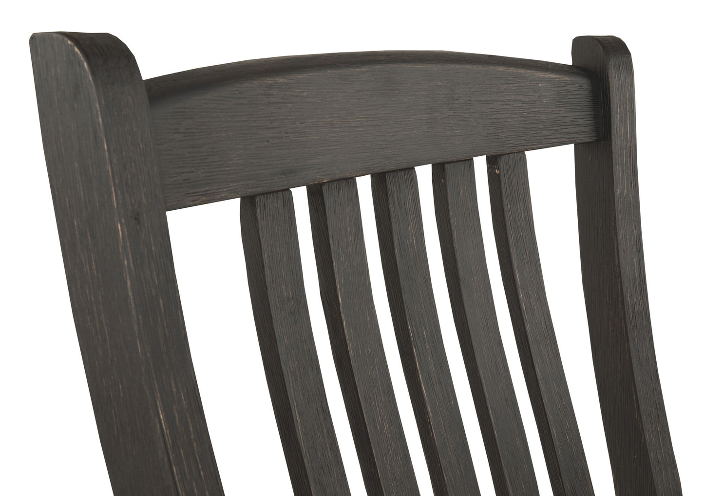 Tyler Creek - Black / Grayish Brown - Dining UPH Side Chair (Set of 2) - Slatback - Hornell Furniture Outlet