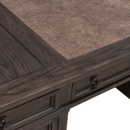 Paradise Valley - Executive Desk - Brown - Hornell Furniture Outlet
