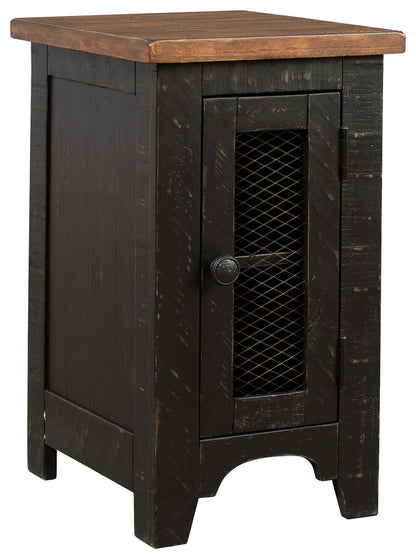 Valebeck - Black / Brown - Chair Side End Table - Hornell Furniture Outlet