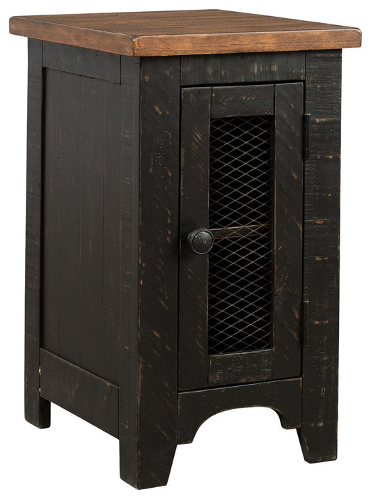Valebeck - Black / Brown - Chair Side End Table - Hornell Furniture Outlet