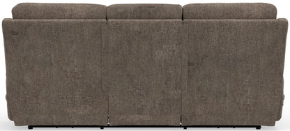 Joya - Zero Gravity Power Reclining Sofa With Power Adjustable Headrest And CR3 Heat/Massage/Lumbar - Mushroom - Hornell Furniture Outlet