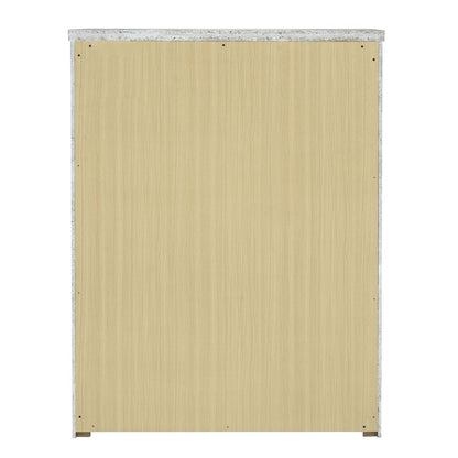 Modern Play - 5 Drawer Chest - White - Hornell Furniture Outlet