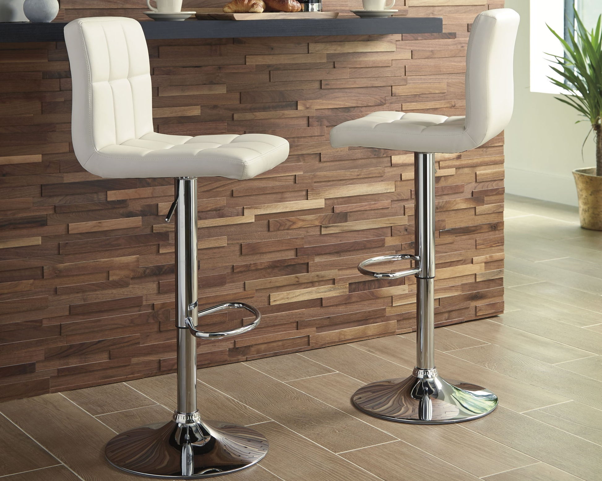 Bellatier - Adjustable Height Barstool (Set of 2) - Hornell Furniture Outlet