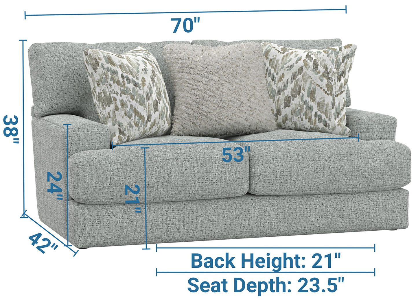 Brett - Loveseat - Hornell Furniture Outlet
