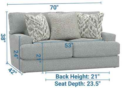 Brett - Loveseat - Hornell Furniture Outlet