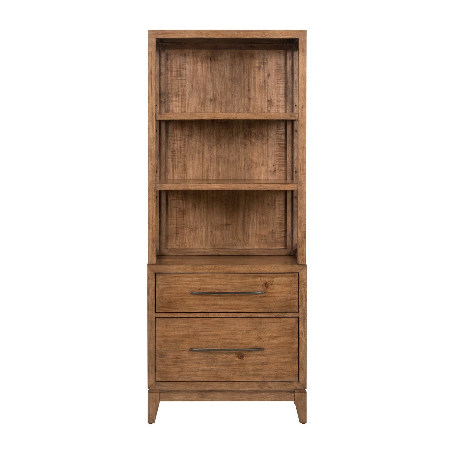Shaker Lakes - Lateral File Bookcase - Harvest Brown - Hornell Furniture Outlet