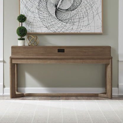 Ballentine - Console Bar Table - Brown - Hornell Furniture Outlet