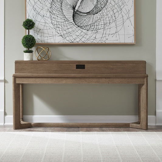Ballentine - Console Bar Table - Brown - Hornell Furniture Outlet