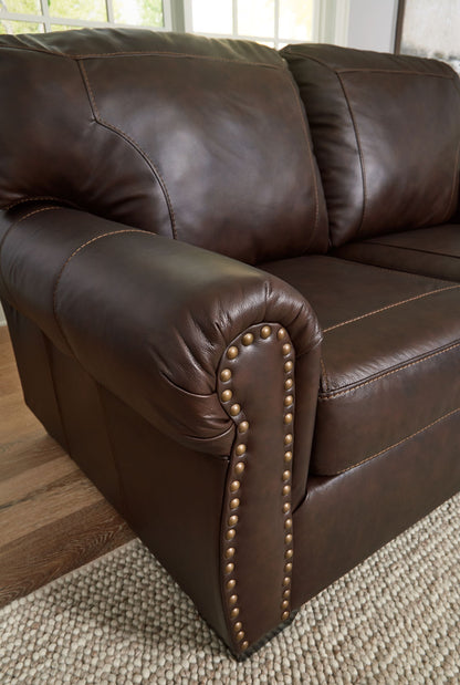 Colleton - Dark Brown - Loveseat - Hornell Furniture Outlet