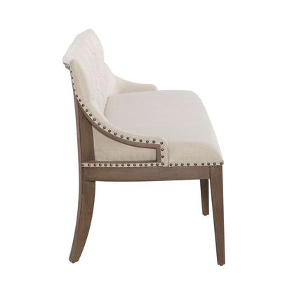 Americana Farmhouse - Upholstered Shelter Dining Bench - Hornell Furniture Outlet
