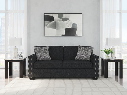 Jasmine Peaks - Coal - Sofa - Hornell Furniture Outlet