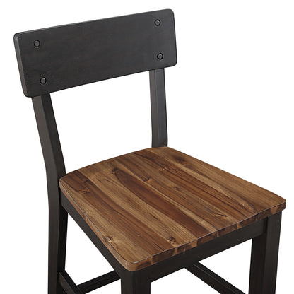 Bermuda - Counter Stool (Set of 2) - Black - Hornell Furniture Outlet