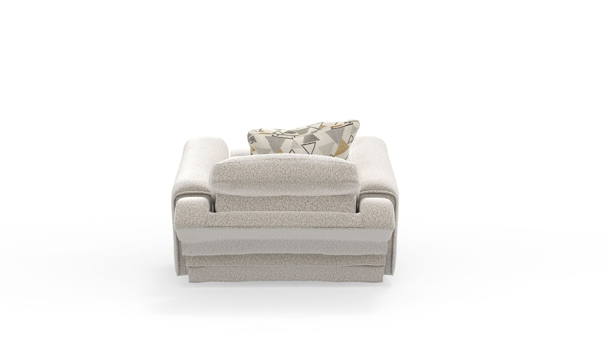 Micah - Power Headrest Power Deep Seat Lay Flat Recliner - Oatmeal - Hornell Furniture Outlet