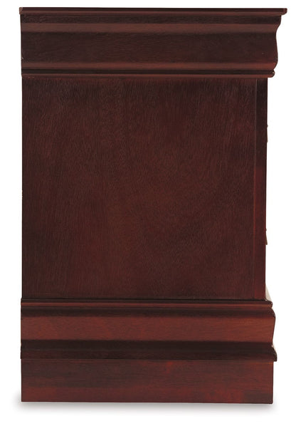 Alisdair - Reddish Brown - Two Drawer Night Stand - Hornell Furniture Outlet