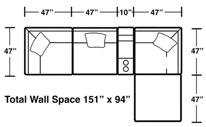 Posh - Modular Sectional - Hornell Furniture Outlet