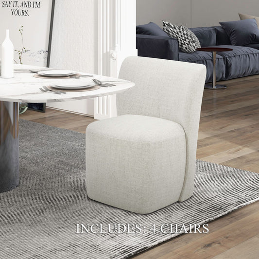 Accent Dining - Fabric Dining Chairs (Set of 4) - Hornell Furniture Outlet