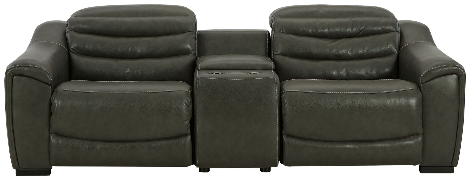 Center Line - Power Recliner Sectional - Hornell Furniture Outlet