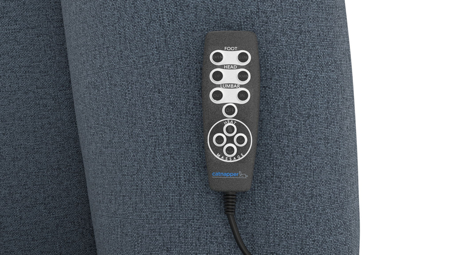 Dreamtime - 48" Power Headrest Power Lay Flat Recliner With CR3 Heat/Massage/Zero Gravity - Hornell Furniture Outlet