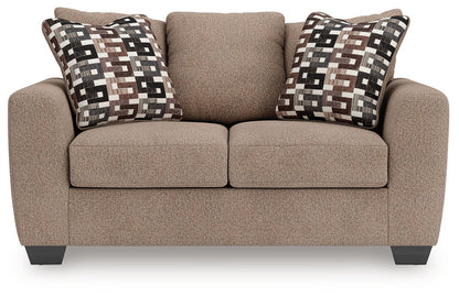 Triston - Peaks - Suede - Loveseat - Hornell Furniture Outlet