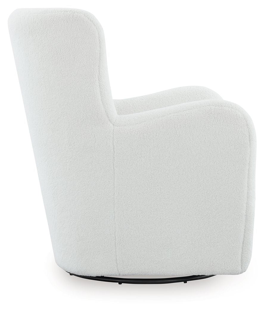 Rowenburg - Swivel Glider Accent Chair - Hornell Furniture Outlet