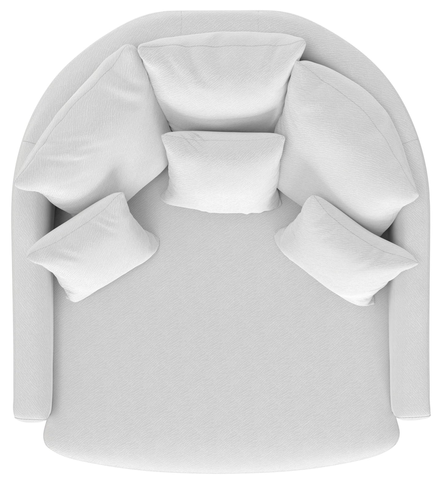 Matty - Round Accent Cuddle Chaise - Hornell Furniture Outlet