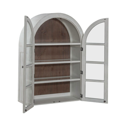 River Place - Curio Hutch - White - Hornell Furniture Outlet
