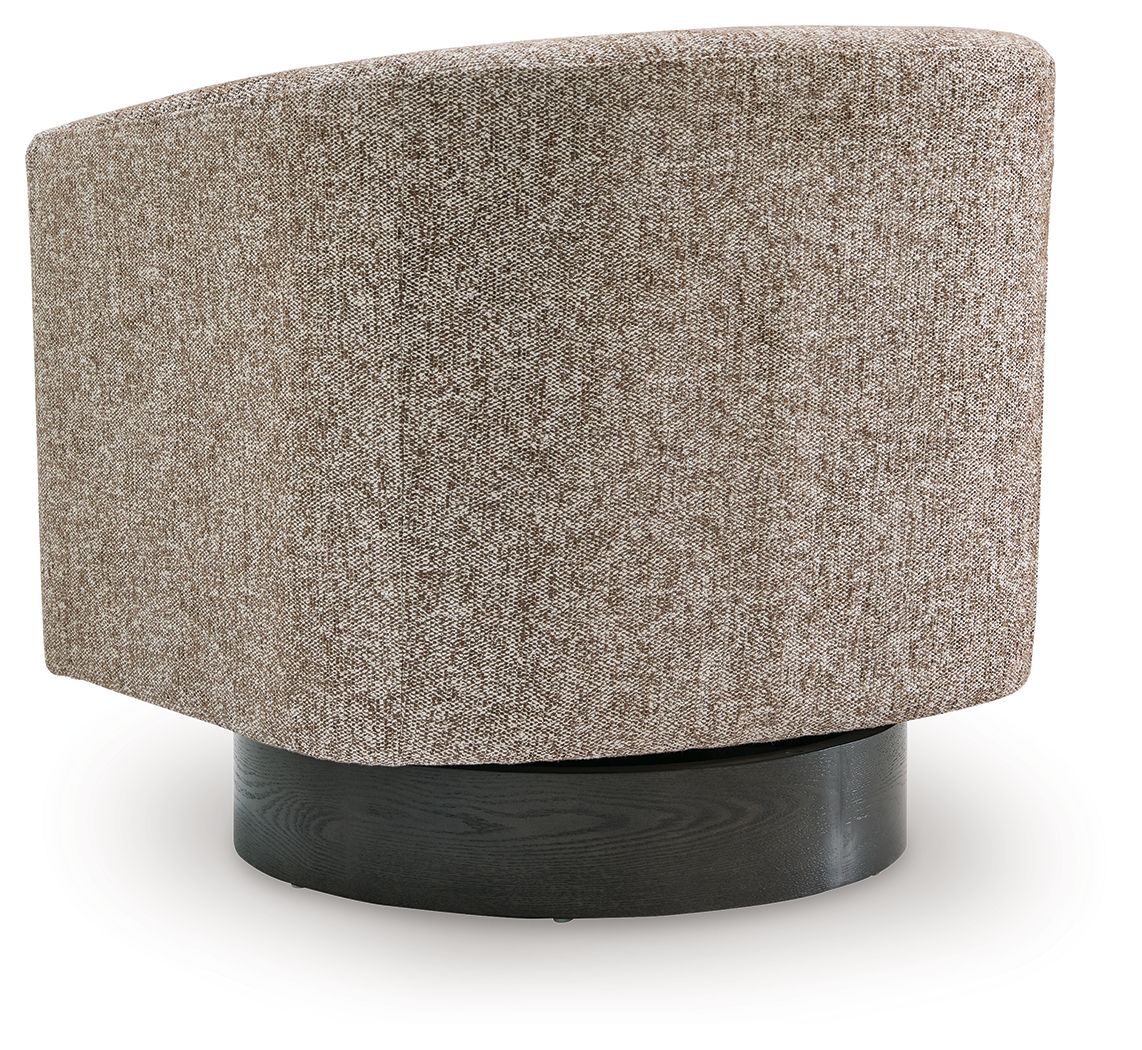 Jorryn - Swivel Accent Chair - Brown - Hornell Furniture Outlet