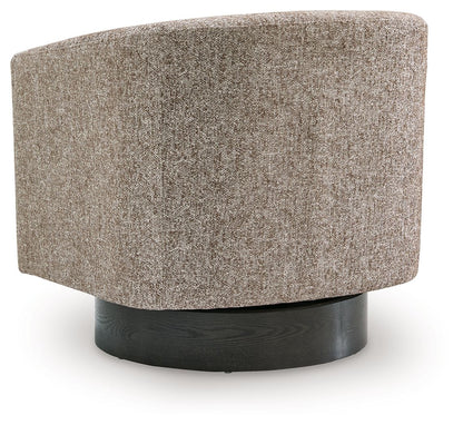 Jorryn - Swivel Accent Chair - Brown - Hornell Furniture Outlet