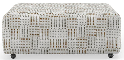 Kellen - Castered Cocktail Ottoman - Hornell Furniture Outlet