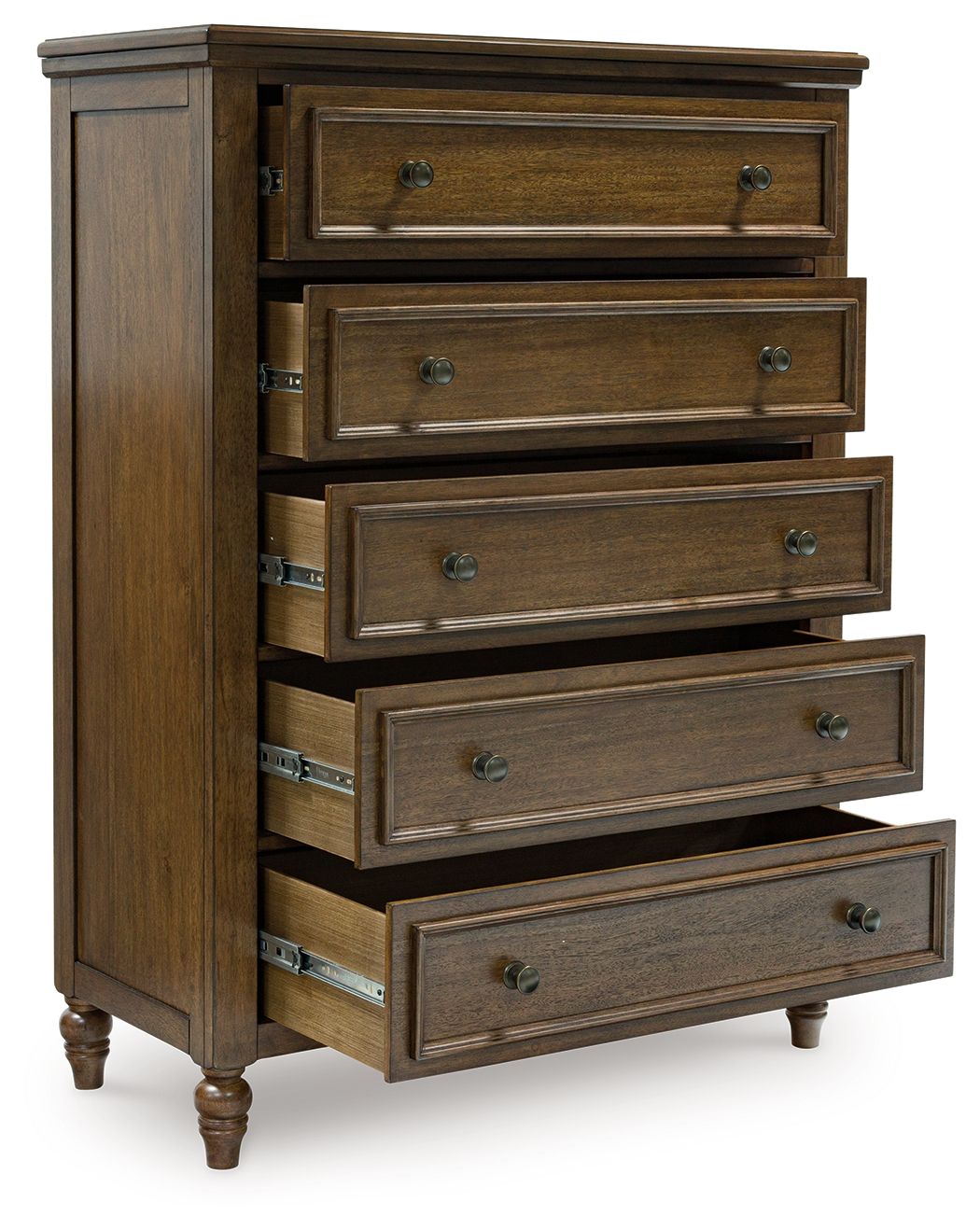 Sturlayne - Five Drawer Chest - Brown - Hornell Furniture Outlet