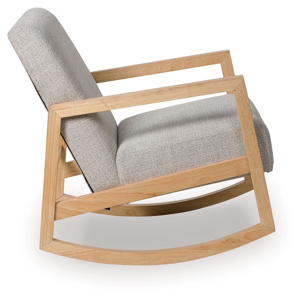 Wychworth - Gray / Natural - Accent Chair - Hornell Furniture Outlet